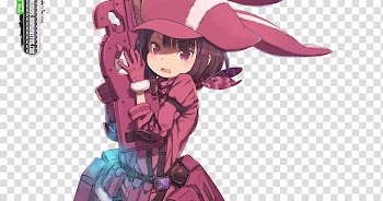 Sword Art Online Alternative Gun Gale Online Anime Spin-off Episode, Anime transparent background PNG clipart