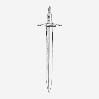 Sword drawing, vintage weapon illustration. | Free Photo - rawpixel