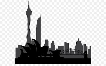 Sydney Australia Silhouette PNG Clip Art 