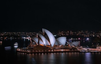 Sydney Opera House during night time