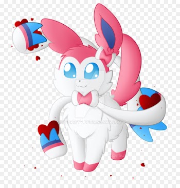 Sylveon DeviantArt Easter Bunny Stuffed Animals & Cuddly Toys - af ribbon 