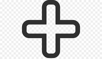 symbol cross line font - Add 