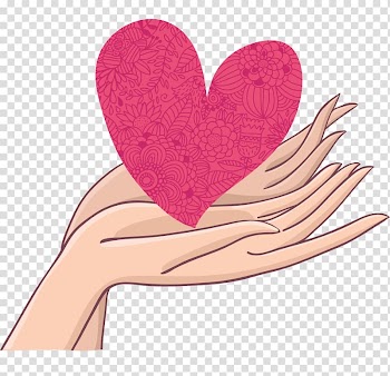 Symbol Euclidean Illustration, ,Heart-shaped,red,hand transparent background PNG clipart