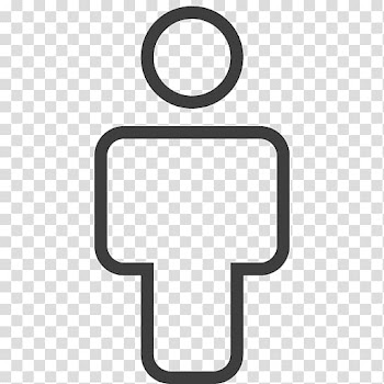 Symbol line font, User 3 transparent background PNG clipart