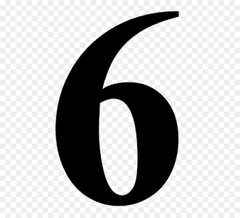 Symbol Numerical digit Number - Number 6 PNG 