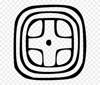 Symbol, Yellow, Sun, Symbols, Tattoo, Mayan - Mayan Symbol For Food
