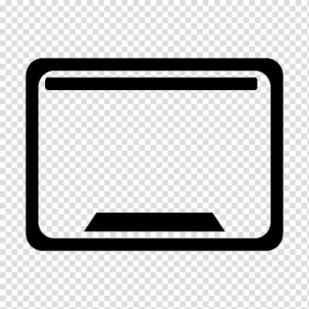Symbolize, rectangular black frame transparent background PNG clipart