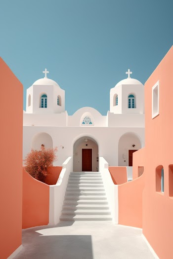 symmetrical architecture generated by A.I