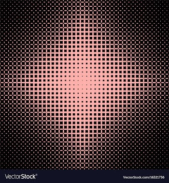 Symmetrical halftone ellipse grid pattern vector image