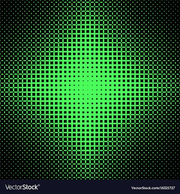 Symmetrical halftone ellipse pattern background vector image
