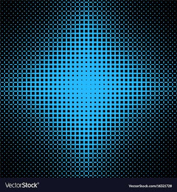 Symmetrical halftone ellipse pattern background vector image