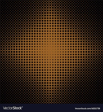 Symmetrical halftone ellipse pattern background vector image
