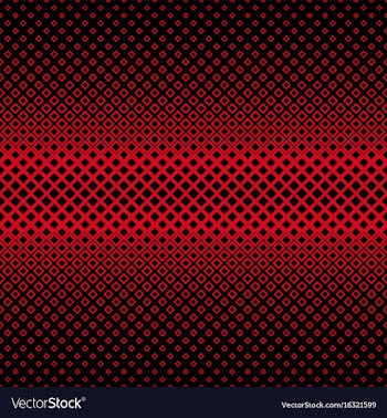 Symmetrical halftone square pattern background vector image