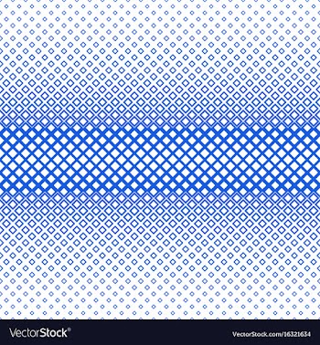 Symmetrical halftone square pattern background vector image