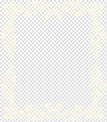 Symmetry Area Pattern, Yellow frame transparent background PNG clipart