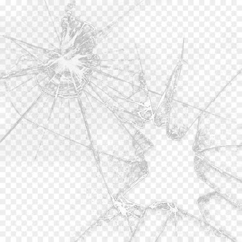 Symmetry Line Structure Point Pattern - Glass cracks 