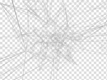 Symmetry Structure Sketch, Technological sense of geometric lines transparent background PNG clipart