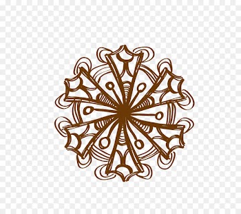 Symmetry Visual arts Line Pattern Product - snowflake pattern 