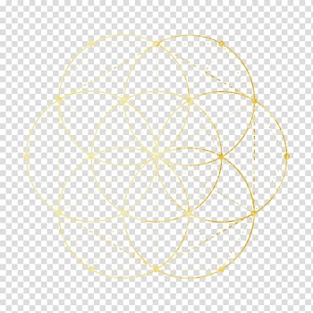 Symmetry Yellow Pattern, GOLD LINE transparent background PNG clipart