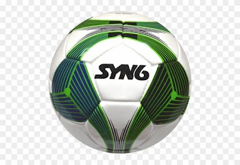 Syn6 White With Green Pu Match Quality Soccer Ball - Ball