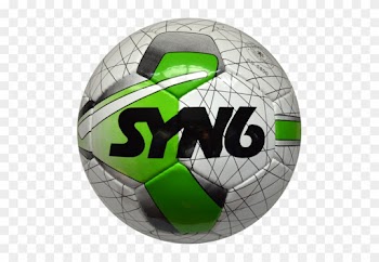 Syn6 White With Green Pu Soccer Ball- Ss5800, Size - Futsal