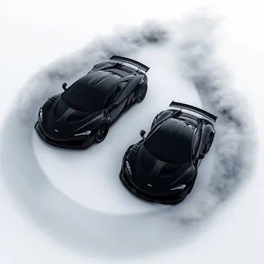 Synchronized Drift: Supercars in a High-Speed Dance Synchronized Drift: Supercars in a High-Speed Dance