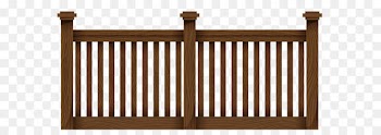 Synthetic fence Gate Chain-link fencing The Home Depot - Transparent Wooden Fence Clipart Picture 