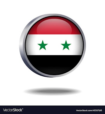 syria flag button