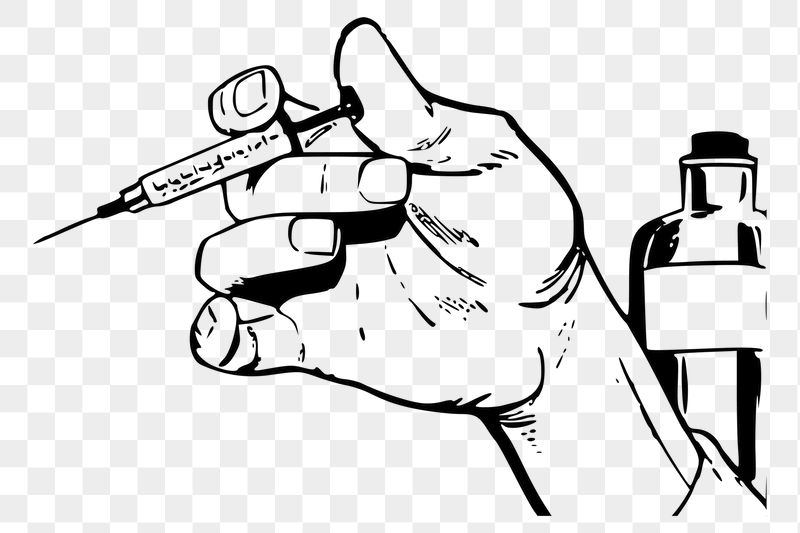 Syringe in hand png sticker | Free PNG - rawpixel
