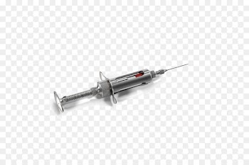 Syringe Medicine Influenza vaccine - Retro syringe 