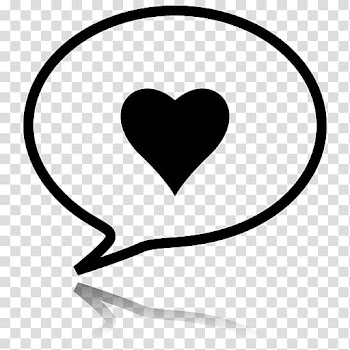 Syzygy A work in progress, black message box with heart transparent background PNG clipart