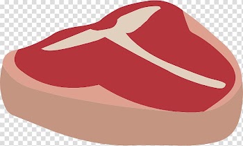 T-bone steak Red meat , Steak Plate transparent background PNG clipart