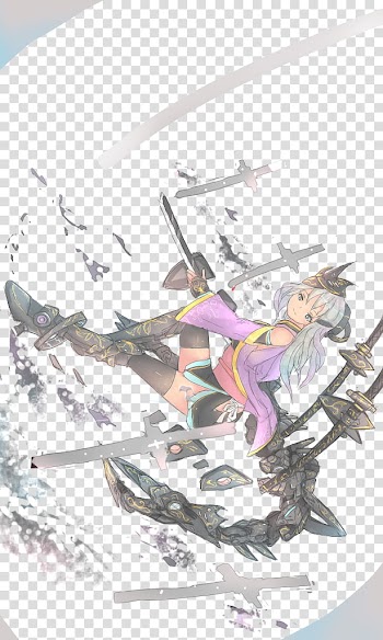 T, gray-haired female anime character illustration transparent background PNG clipart