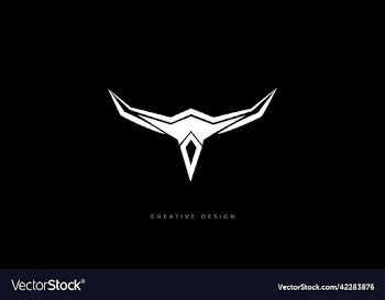 t letter creative logo with horn