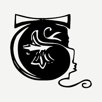T letter drawing, vintage illustration | Free PSD - rawpixel