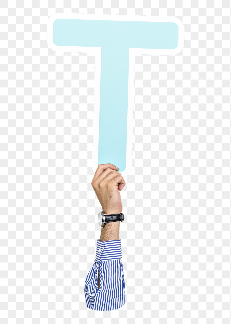 T png English alphabet, hand | Free PNG - rawpixel