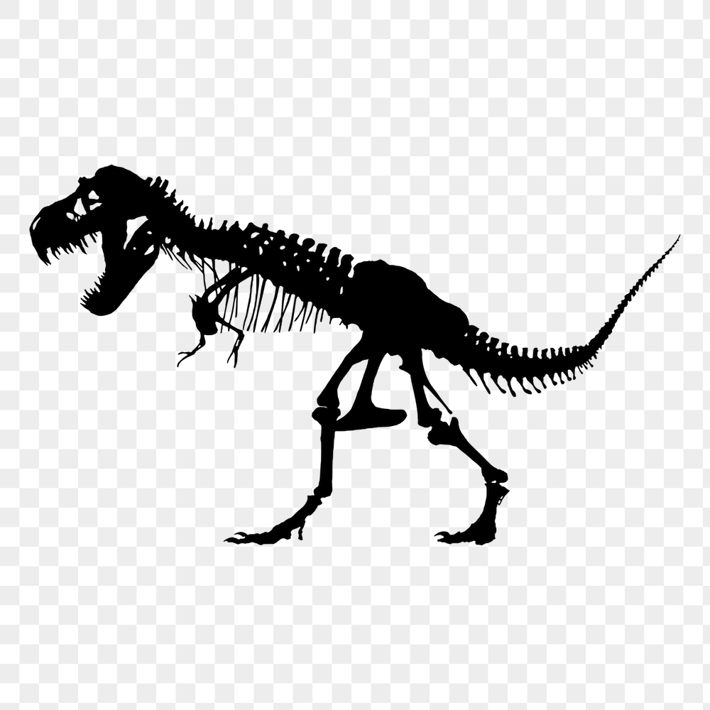 T-rex dinosaur png fossil sticker, | Free PNG - rawpixel