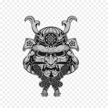 T-shirt Amazon.com Mask Oni Samurai - Cool Japanese samurai 
