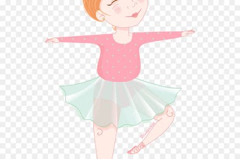 T-shirt Ballet Tutu Canvas Illustration - tshirt 