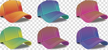 T-shirt Baseball cap , Color cap template, transparent background PNG clipart