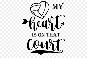 T-shirt Basketball Volleyball Court Decal - crawl 