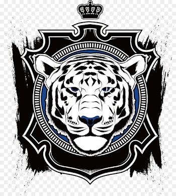 T-shirt Bengal tiger Crown Logo - Tiger badge 