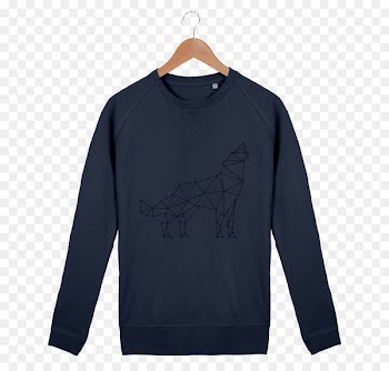 T-shirt Bluza Collar Bag Sleeve - Geometric Wolf 