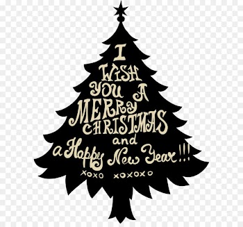T-shirt Christmas tree Silhouette - Christmas tree silhouette 