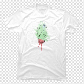 T-shirt Clothing Sleeve Cactus Watercolor, watercolor cactus transparent background PNG clipart