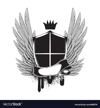 T-shirt design with shield vector image