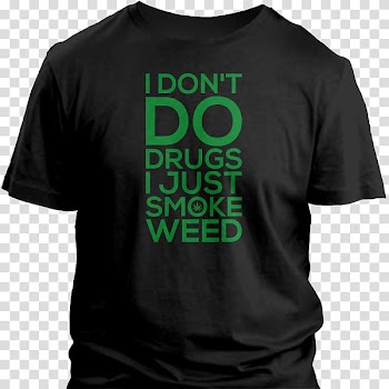 T-shirt Drug Cannabis smoking, T-shirt transparent background PNG clipart
