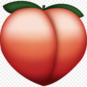 T-shirt Emoji Peach Sticker Redbubble - apricot 