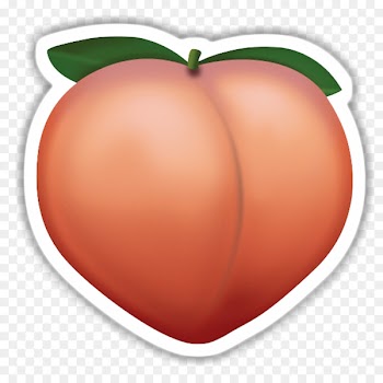 T-shirt Emoji Sticker Peach Redbubble - peach 