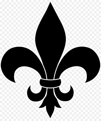 T-shirt Fleur-de-lis New Orleans Saints Stencil Clip art - FLEUR DE LIS VECTOR 